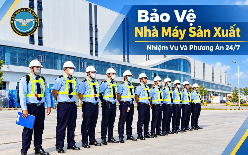Bảo Vệ Nhà Máy Sản Xuất: Nhiệm Vụ Và Phương Án 24/7 